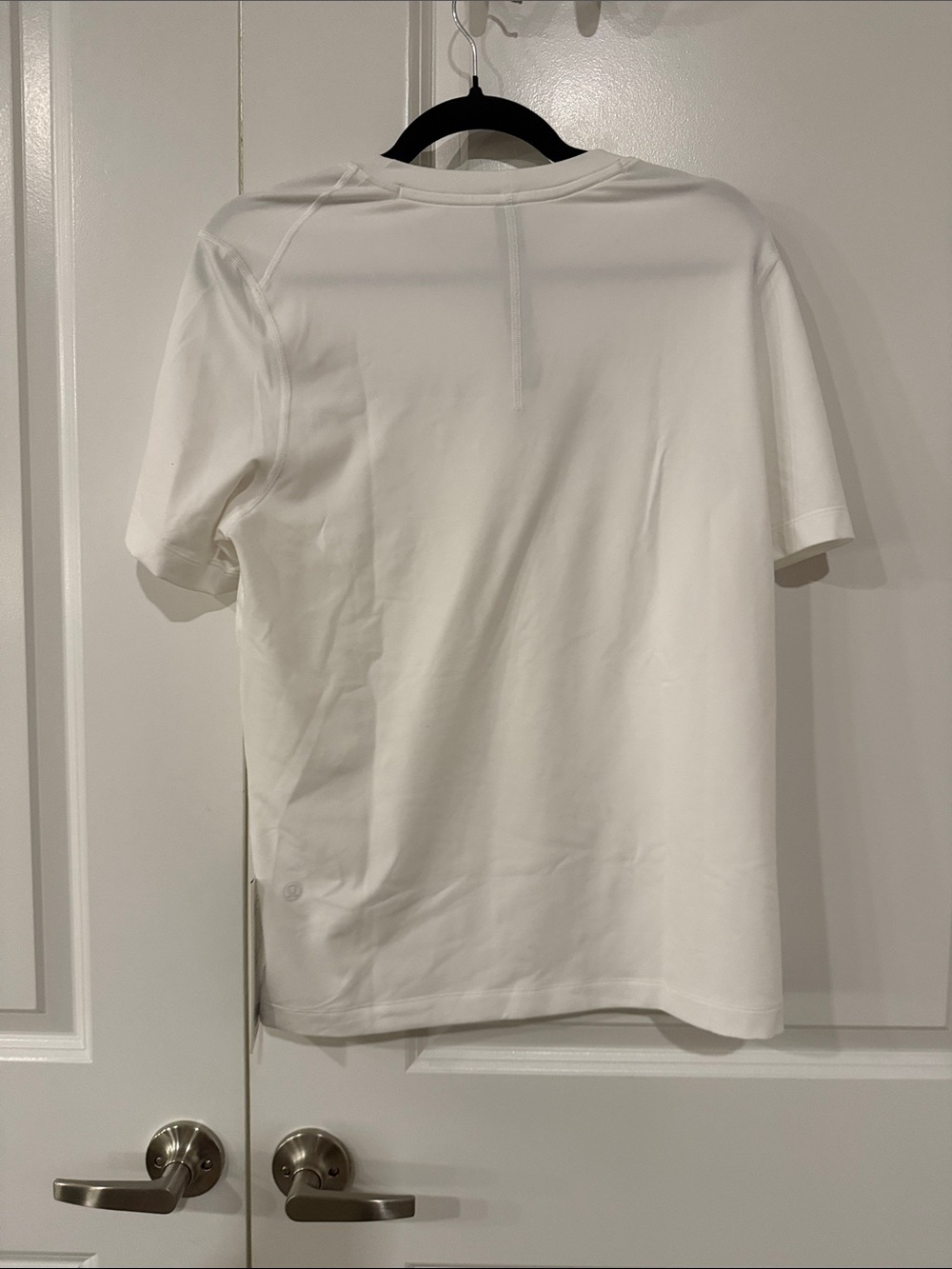 Men's White 'Stockholm' Logo Tee by lululemon athletica - Picture 6 of 7